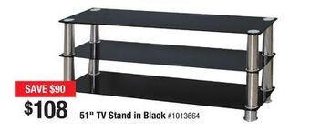 Bad Boy Superstore 51 tv stand in black offer