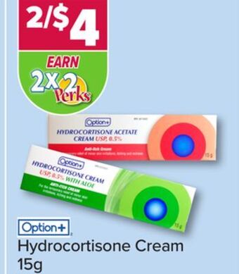 PharmaChoice Option+ hydrocortisone cream offer