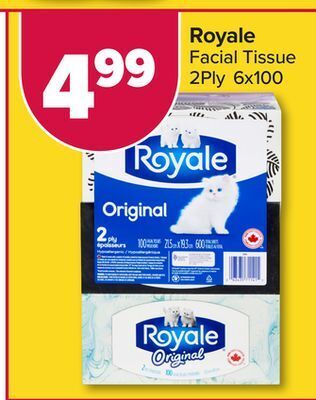 PharmaChoice Royale facial tissue offer