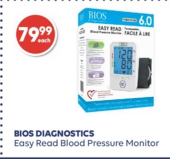 Wellwise by Shoppers Bios diagnostics easy read blood pressure monitor offer