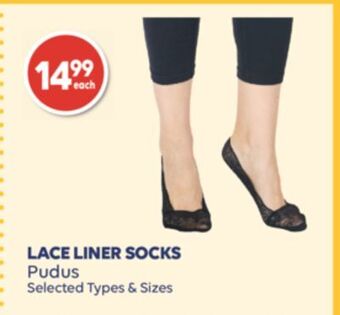 Wellwise by Shoppers Lace liner socks offer