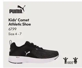 Sport Chek Puma kids' comet athletic shoe offer