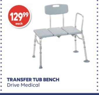 Wellwise by Shoppers Transfer tub bench offer