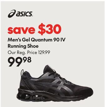Sport Chek Asics men's gel quantum 90 iv running shoe offer