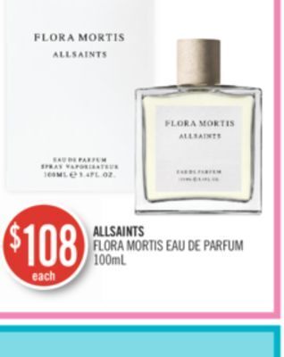 Shoppers Drug Mart Allsaints flora mortis eau de parfum offer