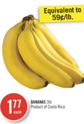 Shoppers Drug Mart Bananas offer