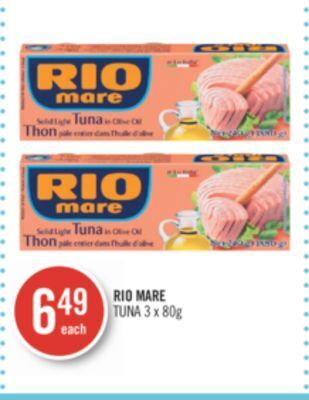 Shoppers Drug Mart Rio mare tuna offer