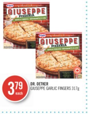 Shoppers Drug Mart Dr. oetker giuseppe garlic fingers offer