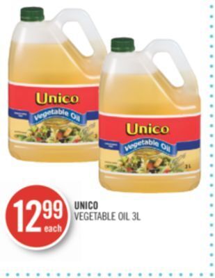 Shoppers Drug Mart Unico vegetable oil offer