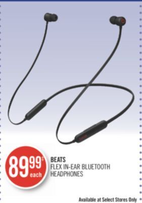 Shoppers Drug Mart Beats flex in-ear bluetooth headphones offer