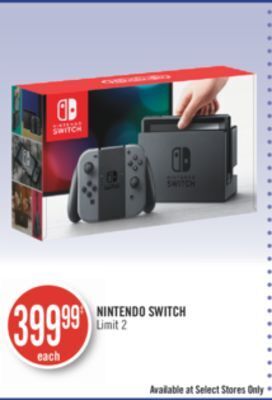 Shoppers Drug Mart Nintendo switch offer