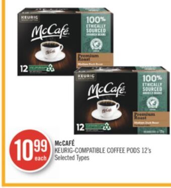 Shoppers Drug Mart Mccafé keurig-compatible coffee pods offer