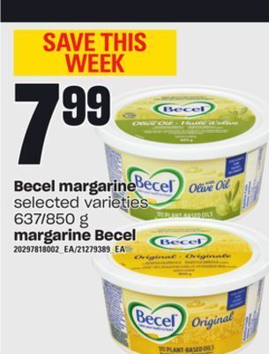 Independent City Market Margarine becel, 637/850 g offer