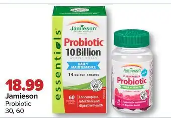 PharmaChoice Jamieson probiotic 30, 60 offer