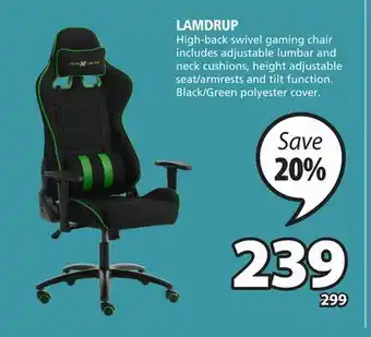 JYSK Lamdrup office chair offer