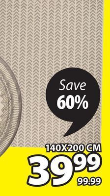 JYSK Ostend flatwoven outdoor rug offer