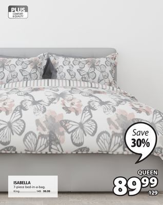 JYSK Isabella 7-piece bed-in-a-bag offer