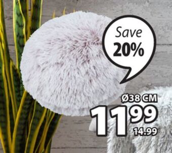 JYSK Bronte throw cushion offer