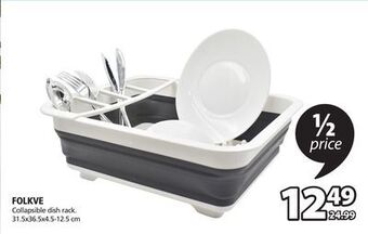 JYSK Folkve collapsible dish rack offer