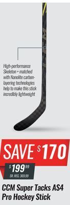 Hockey Life Ccm super tacks as4 pro senior hockey stick offer