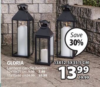 JYSK Gloria lantern candle holder offer