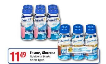 RxHealthMed Ensure, glucerna nutritional drinks offer