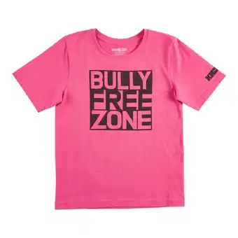Giant Tiger Kids unisex bully free zone t-shirt, english offer