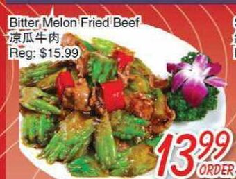 Foody Mart Bitter melon fried beef offer