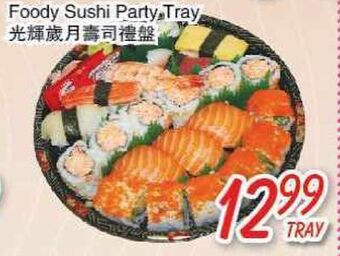 Foody Mart Foody sushi party tray offer