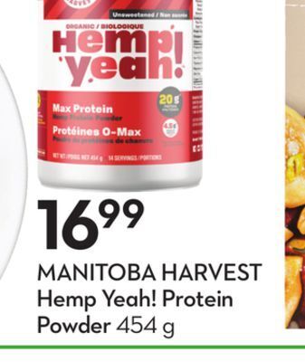 Sobeys Hemp yeah! protein powder offer