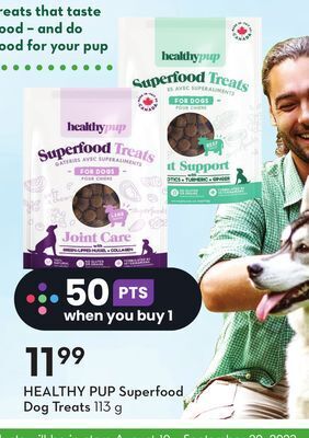 Sobeys Superfood dog treats offer