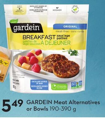 Sobeys Meat alternatives or bowls offer