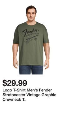 Mark's Logo t-shirt men's fender stratocaster vintage graphic crewneck t shirt offer