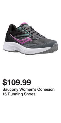 Mark's Saucony women's cohesion 15 running shoes offer
