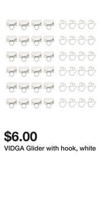 IKEA Vidga glider with hook, white offer
