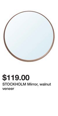 IKEA Stockholm mirror, walnut veneer offer