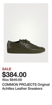 Holt Renfrew Common projects original achilles leather sneakers offer