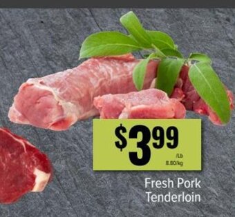 Fresh Pork Tenderloin