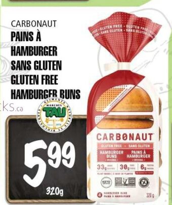 Marches Tau GLUTEN FREE HAMBURGER BUNS, 320 g offer