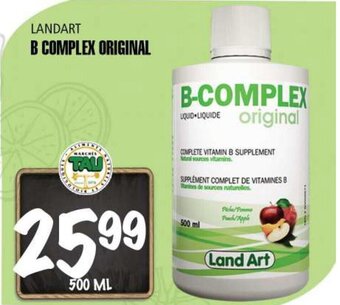 Marches Tau LANDART B COMPLEX ORIGINAL, 500 mL offer