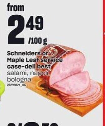 Zehrs Markets Schneiders or Maple Leaf service case-deli best offer