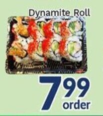 Oceans Fresh Food Market Dynamite Roll offer