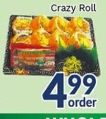 Oceans Fresh Food Market Crazy Roll offer