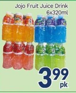 Oceans Fresh Food Market Jojo Fruit Juice Drink 6x320ml offer