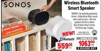 2001 Audio Video Sonos wireless bluetooth smart speaker offer