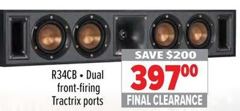 2001 Audio Video Klipsch centre channel speakers offer