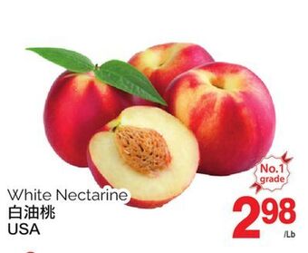 T&T Supermarket White nectarine offer