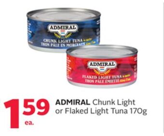Rexall Admiral chunk light or flaked light tuna offer