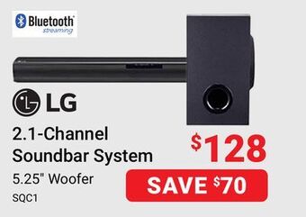 Visions Electronics Lg 2.1-channel soundbar system offer
