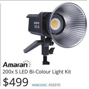 Vistek Amaran 200x s led bi-colour light kit offer